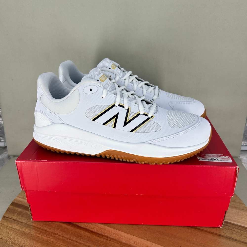 New Balance Fresh Foam 3000v7 Turf Trainer White Black T3000TW7 Mens 9.5 Wide 2E